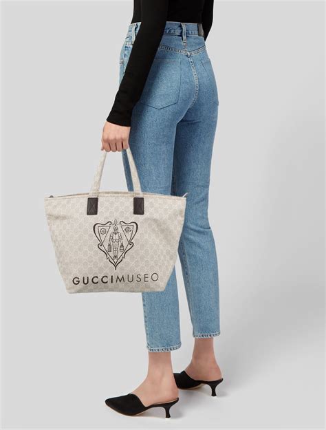 gucci museo tote bag|gucci tote bags lowest price.